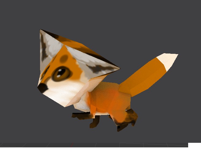 Anime Low Poly Fox preview image 8